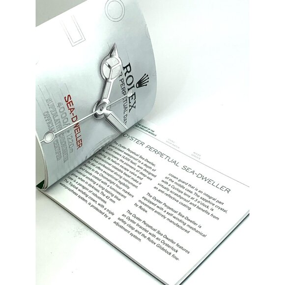 Authentic Rolex Oyster Perpetual Sea-Dweller Deepsea 2022 Green Booklet Manual - Picture 5 of 16